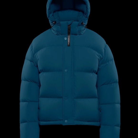 Aritzia Super Puff Shorty in Teal Agate - Picture 4 of 16